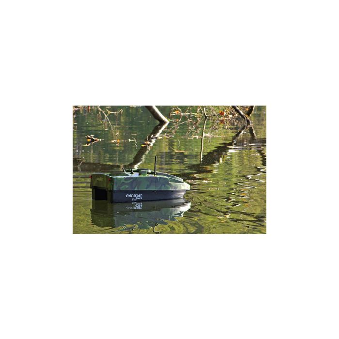 Anatec Pac Boat Start'R Evo Forest Camo Bait Boat + Ad1202 Remote 2