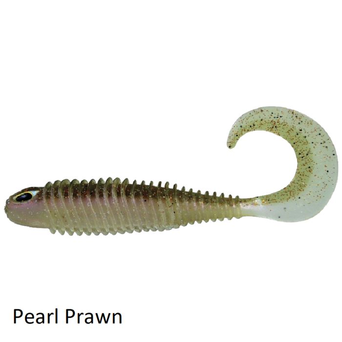 Chasebaits Curly Bait Lure Pearl Prawn