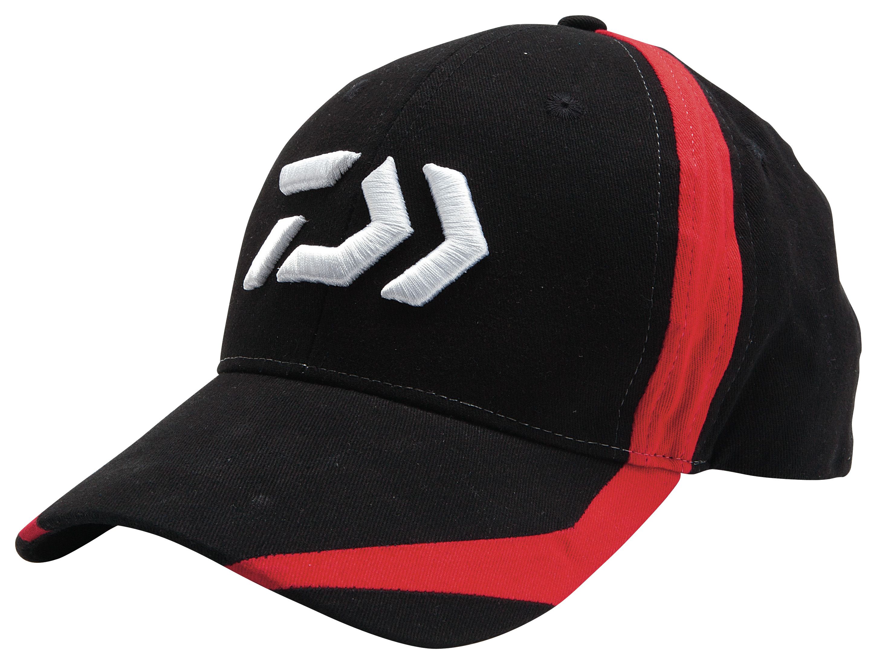 Daiwa D Black / Red Baseball Cap