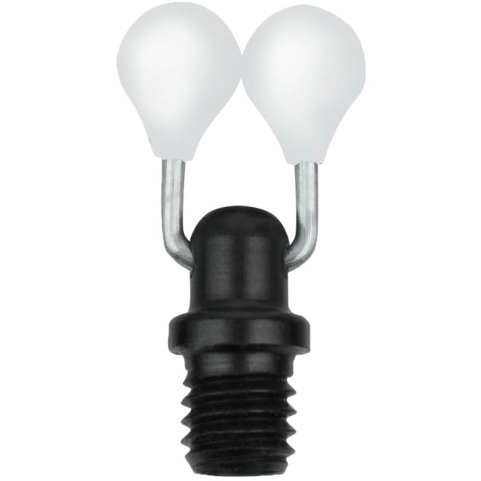 Fox Black Label Pivoting Ball Clip White