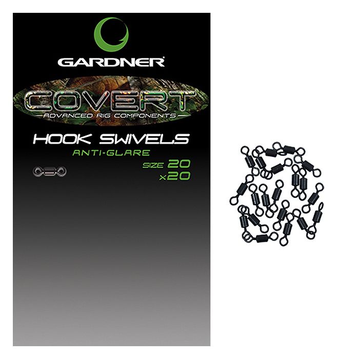 Gardner Covert Hook Swivels Packet