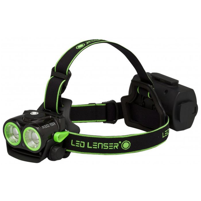 LED Lenser XE019R Green Rechargeable Headtorch