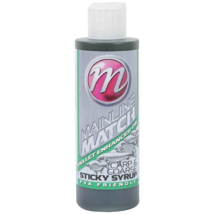 Mainline Match Carp & Coarse Sticky Syrups 250ml Pellet Enhancer Oil