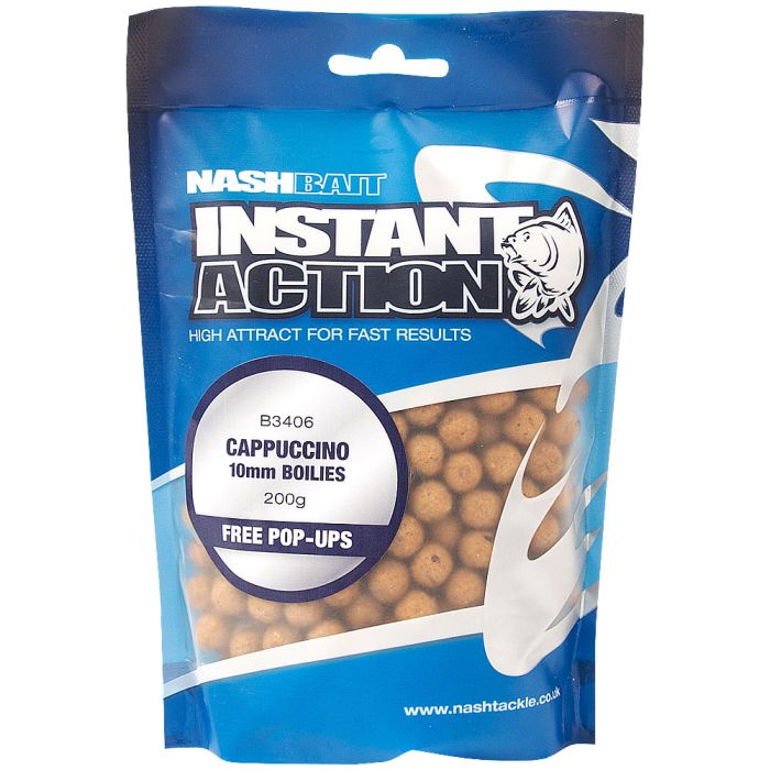 Nash Instant Action Cappuccino Boilies 10mm