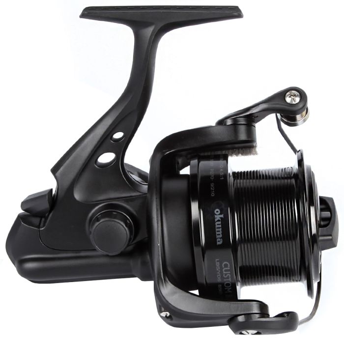 Okuma Custom Black Reel Right View