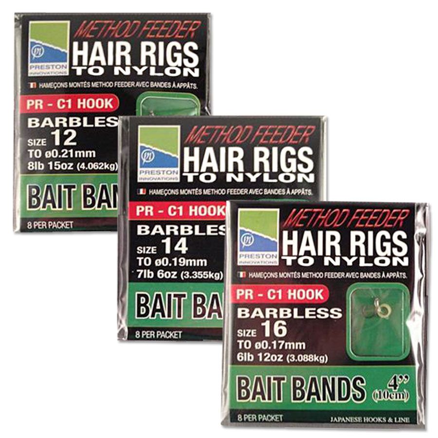 Preston Method Feeder Hair Rig with Bait Band