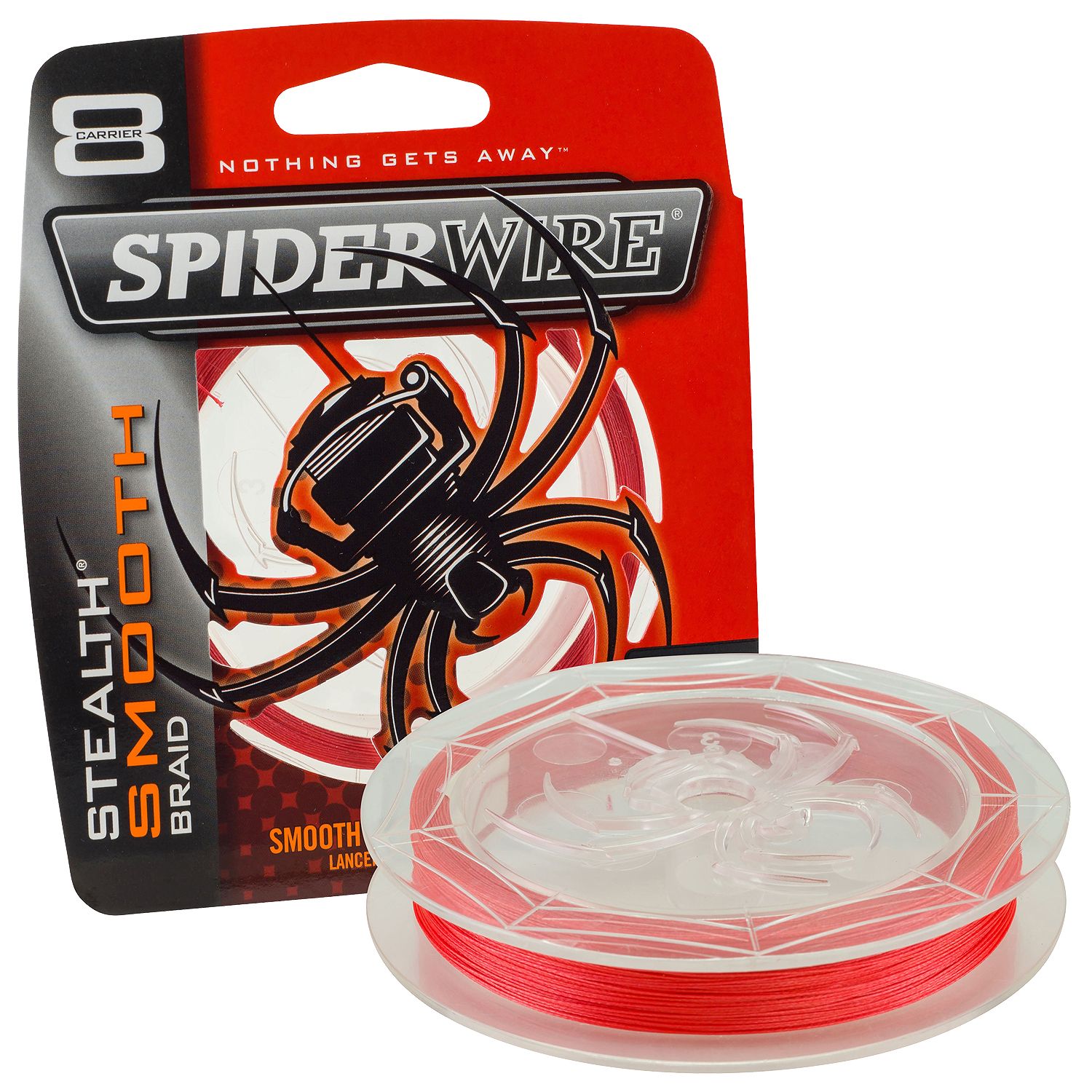 Spiderwire Stealth Smooth 8 Red Braid