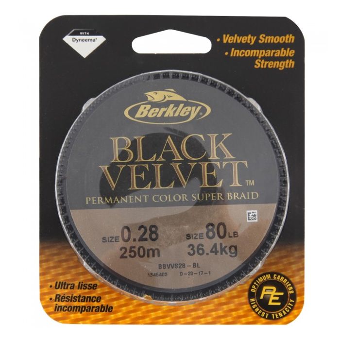 Berkley Black Velvet Braid