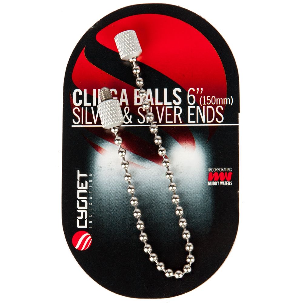 Cygnet Clinga Balls Chain 6 inch Silver