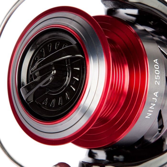 Vibrant Red Ninja Close Up