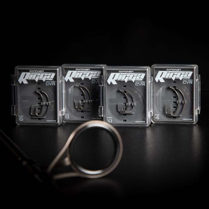 Gardner Curved Rigga Hook Size Black Backround