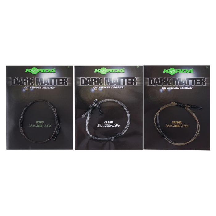 Korda Dark Matter QC Swivel Leader 30cm