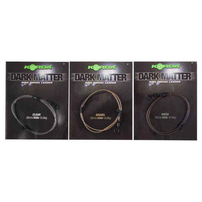 Korda Dark Matter Ring Swivel Leader 30cm
