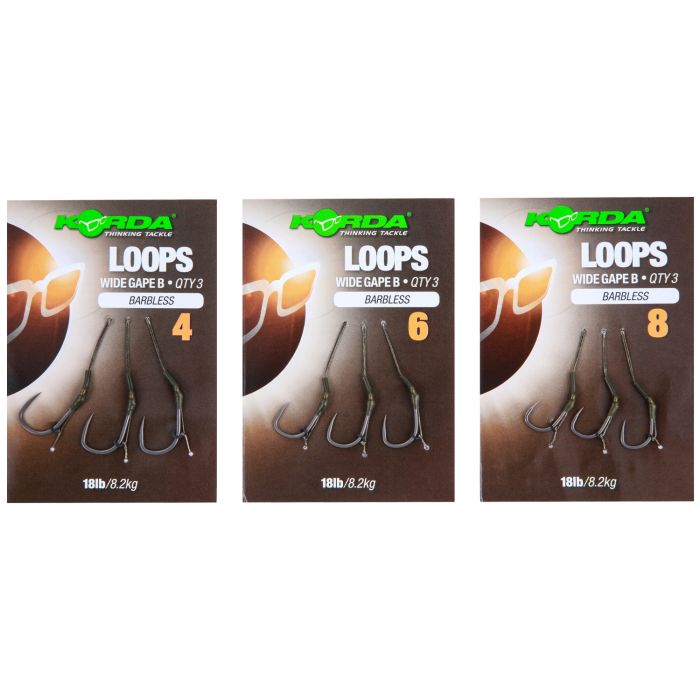 Korda Loop DF Wide Gape Rigs