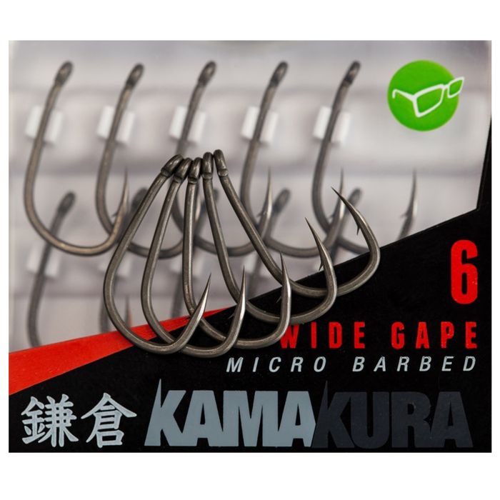 Korda Kamakura Sharpened Wide Gape Hook