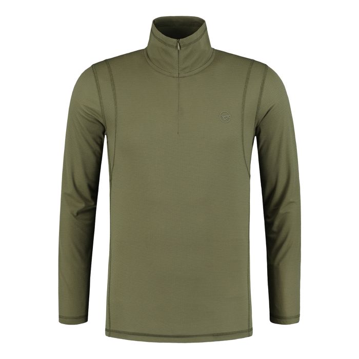 Korda Kool Quick Dry LS Zip Neck Fishing Jumper