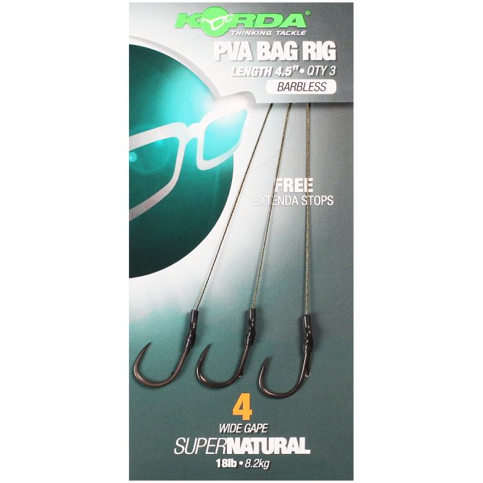 Korda Solidz PVA Rig Size 4 Barbless