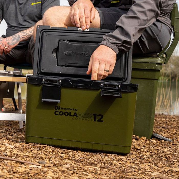 RidgeMonkey Compact Fishing Cool Box 12L In Use 3