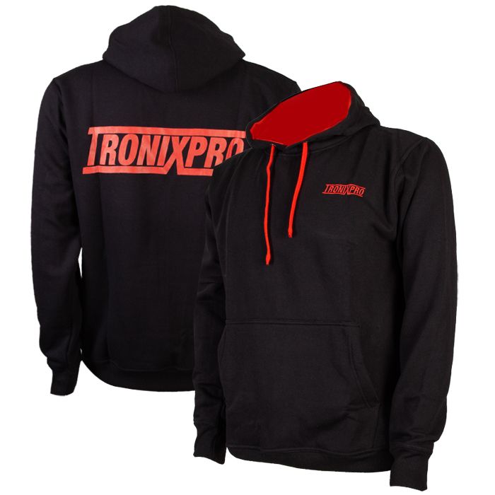 Tronixpro Classic Black & Red Hoodie