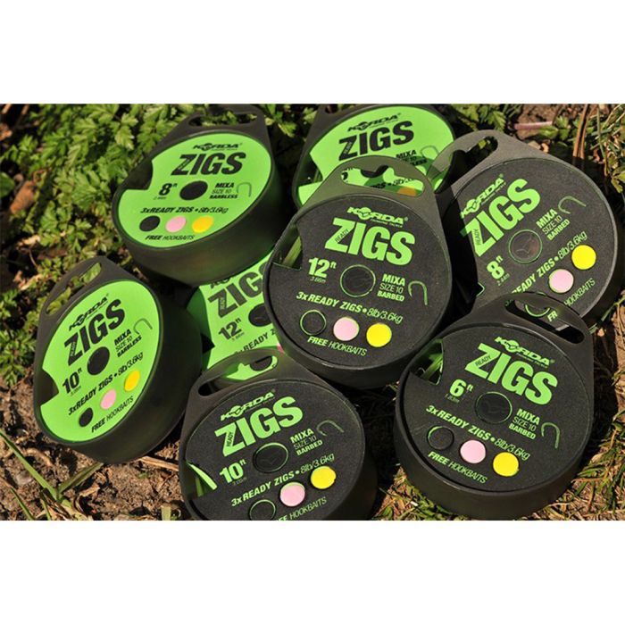 Korda Zigs come barbed or barbless