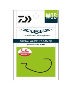 Daiwa Steez Worm Wide Offset Single Haak SaqSas