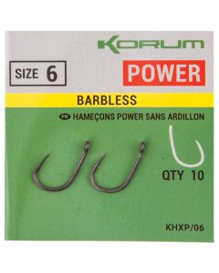 Korum Xpert Power Barbless Haken