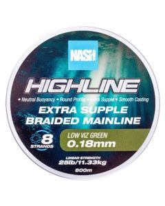 Nash Highline Green Floating Gevlochten Lijnen
