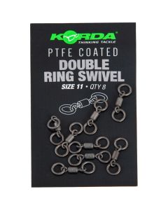 Korda PTFE Coated Double Ring Swivel