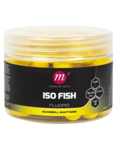 Mainline ISO Fish Fluoro Dumbell Wafters Yellow
