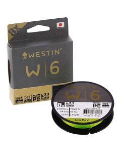 Westin W6 8 Gevlochten Lijn Lime Punch