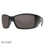 Costa Del Mar Blackfin Sunglasses Black Frame Grey Lenses
