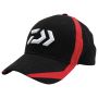 Daiwa D Black / Red Baseball Cap