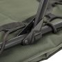 Close up of the side aspect of the JRC Defender Levelbed Wide Bedchair
