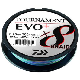 Daiwa Tournament X8 Braid EVO Dark Green 0.16mm 270m | Team Outdoors