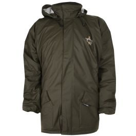 Veste De Pêche Vass Smock Team Vass 175 - Imperméable Homme Doublée Kaki