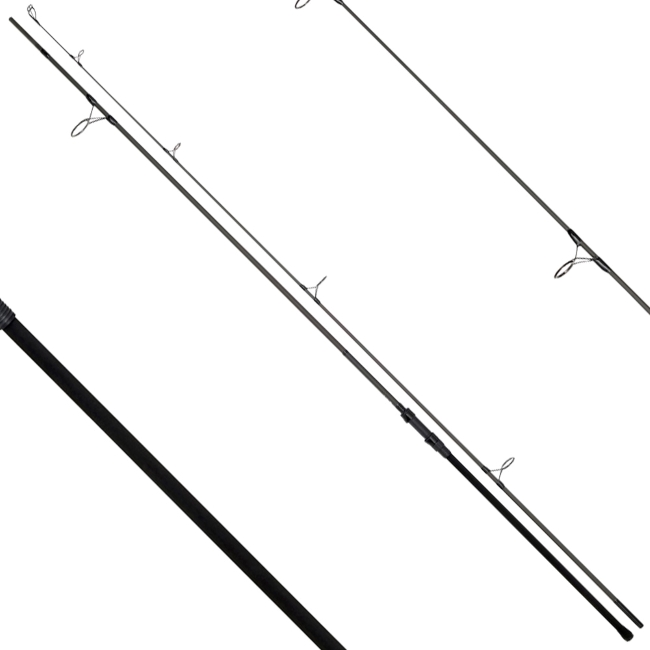 DAIWA Black Widow XT Karper, 3,6 Meter, 11,81ft, 3,00lbs, 3 Delen, Karper Hengel, 11584-369