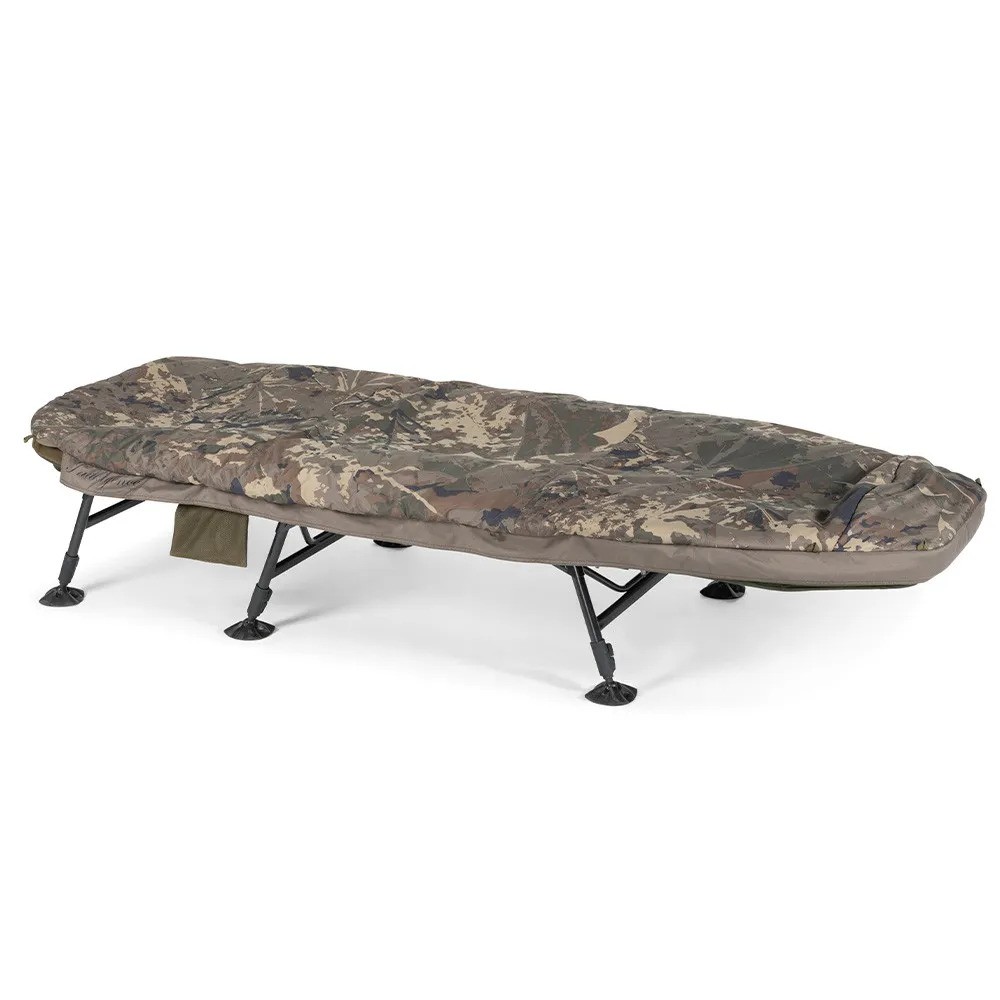 Système de couchage Nash Indulgence HD40 à 8 pieds, camouflage