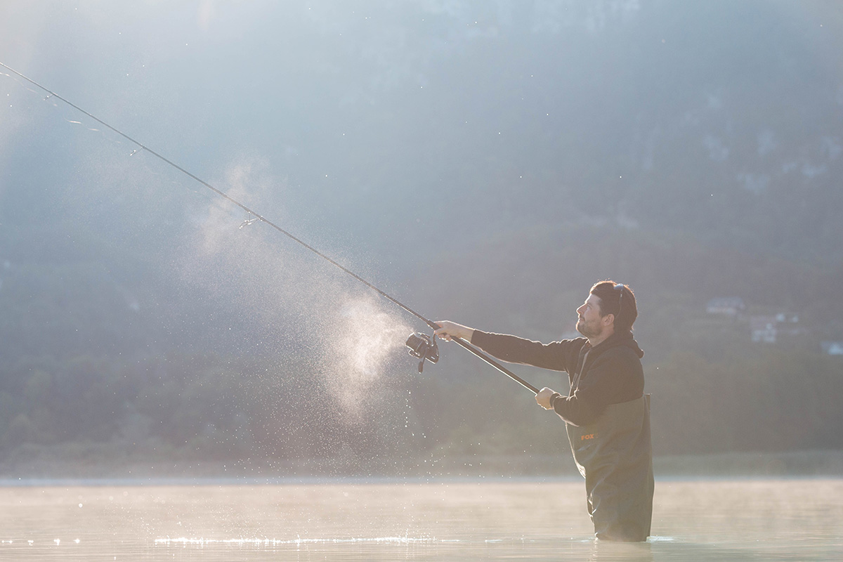 je hoofdlijn bepaalt hoe ver je zal werpen